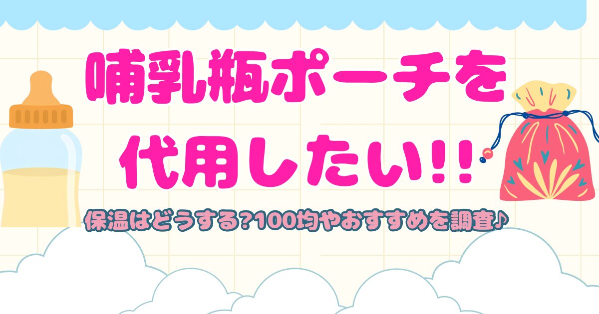 哺乳瓶ポーチを代用したい‼のアイキャッチ画像