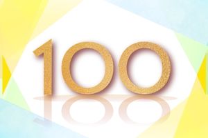 茶色い100の文字